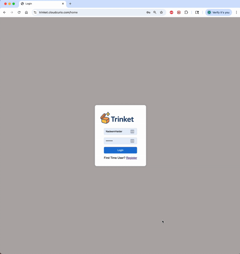 Trinket AI Dashboard